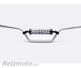 Guidon �22,2mm avec barre RENTHAL Classic Special Quad moyen argent/mousse noire