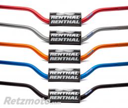 Guidon �28,6mm sans barre RENTHAL Fatbar Husqvarna bleu/ mousse noire