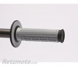 Rev�tements RENTHAL MX Taper picots/semi-gauffr� gris/noir