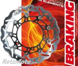 Disque de frein avant gauche BRAKING SK2 WK126L Wave flottant