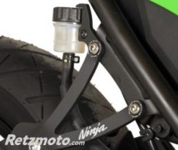 Patte de fixation de silencieux R&G RACING noir Kawasaki