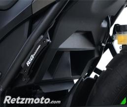 Cache-orifice repose-pieds arri�re R&G RACING gauche noir Kawasaki