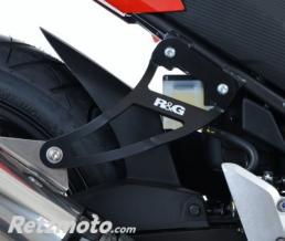 Patte de fixation de silencieux R&G RACING noir Honda CBR300RR