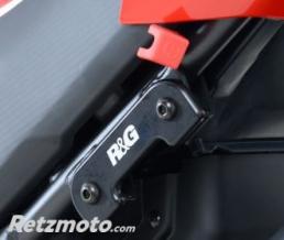 Kit suppression de reposes-pied R&G RACING arri�re noir Honda CBR300RR