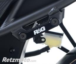 Cache orifice reposes-pieds gauche R&G RACING noir Honda CBR500RR