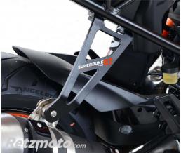 Patte de fixation de silencieux R&G RACING noir KTM 1290 Super Duke GT