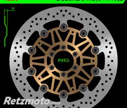 Disque de frein NG 1290 rond semi-flottant