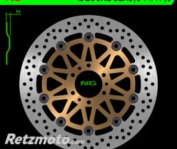 Disque de frein NG 752 rond semi-flottant