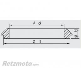 Cache poussi�re fourche KYB 41x54x14