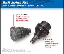Kit reconditionnement rotule de triangle inf�rieur/sup�rieur ALL BALLS Yamaha Wolverine-R