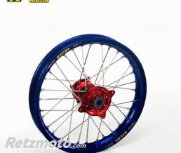 Roue avant compl�te HAAN WHEELS 21X1.60 jante bleu/moyeu rouge Honda