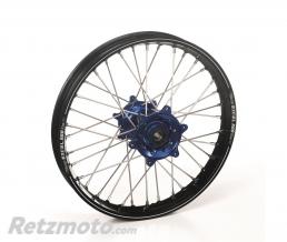 Roue arri�re compl�te HAAN WHEELS 17x4.50x36T jante noir/moyeu bleu KTM/Husqvarna