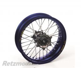 Roue arri�re compl�te HAAN WHEELS 14x1,60 jante bleu/moyeu argent Yamaha YZ65