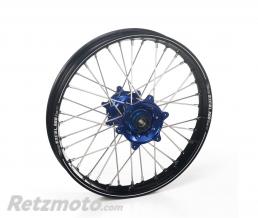 Roue arri�re compl�te HAAN WHEELS 17x4.50x36T jante noir/moyeu bleu Sherco