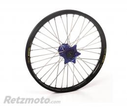 Roue avant compl�te HAAN WHEELS 17x3,50 jante noir/moyeu bleu Sherco