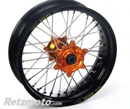 ROUE ARRIERE HAAN WHEELS 17X5,00X36T JANTE NOIRE/MOYEU ORANGE KTM SX/SX-F 125 et +