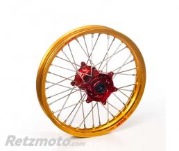 Roue arri�re compl�te HAAN WHEELS 19X1.85 jante or/moyeu rouge Honda CRF250R