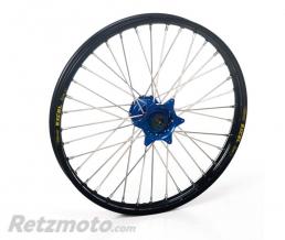 Roue avant compl�te HAAN WHEELS 21X1.60 jante noir/moyeu bleu Yamaha