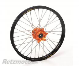 Roue avant HAAN WHEELS 17X3.50X36T jante noire/moyeu orange KTM/HVA
