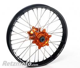 Roue arri�re compl�te HAAN WHEELS 19X2.15X36T jante noir/moyeu orange