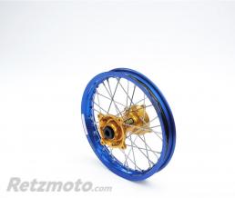 Roue avant compl�te HAAN WHEELS 21x1,60x36T jante bleu/moyeu or Yamaha