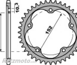 Couronne acier PBR 41 dents cha�ne 525 MV F4 BRUTALE
