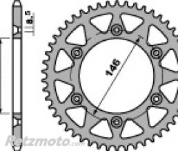 Couronne acier PBR 44 dents cha�ne 520 Suzuki DR350R