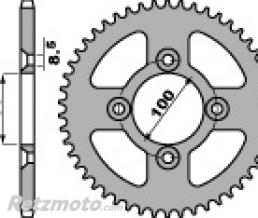 Couronne acier PBR 50 dents cha�ne 428 HONDA CRF100F