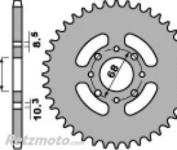 Couronne acier PBR 33 dents cha�ne 520 Kawasaki KLX110