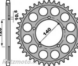 Couronne acier PBR 45 dents cha�ne 530 Suzuki GSF1200 BANDIT