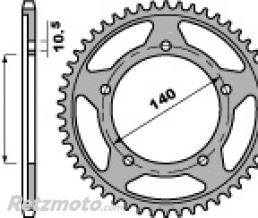 Couronne acier PBR 48 dents cha�ne 525 Suzuki GSR600