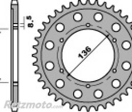 Couronne acier PBR 55 dents cha�ne 428 YAMAHA FZR400RR