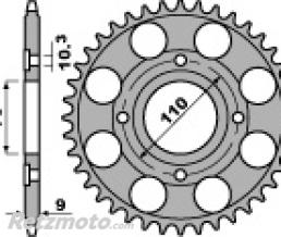 Couronne acier PBR 36 dents cha�ne 520 Honda CB400 NB,NC