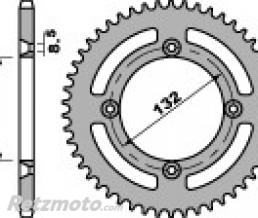 Couronne acier PBR 48 dents chaine 428 KTM SX85/105