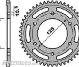 Couronne PBR 45 dents alu ultra-light anodis� dure pas 520 type 4530 Triumph Daytona 675