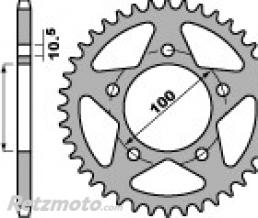 Couronne alu PBR 43 dents chaine 520 roue Marchesini
