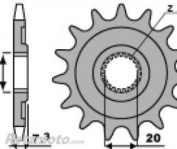 Pignon 13 dents PBR cha�ne 520 Honda CR125R