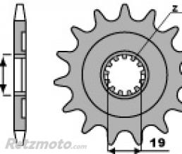Pignon 13 dents PBR chaine 520 HUSQVARNA TC250-TE250/310