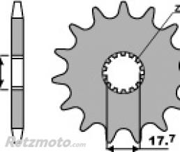 Pignon 14 dents PBR cha�ne 428 Yamaha YZ85