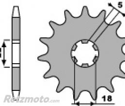 Pignon 13 dents PBR cha�ne 520 KAWASAKI KX125