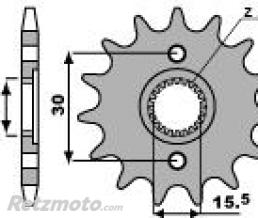 Pignon 15 dents PBR cha�ne 428 HONDA CR80R