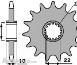 Pignon 12 dents PBR cha�ne 520 KTM 660 SMX