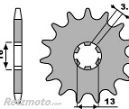 Pignon 12 dents PBR cha�ne 428 SUZUKI JR80