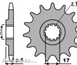 Pignon 14 dents PBR cha�ne 420 KTM SX60