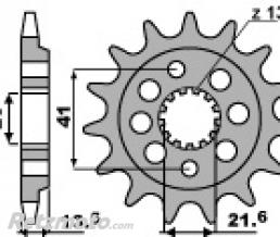 Pignon 14 dents PBR cha�ne 520 Honda XR650R