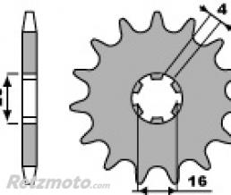 Pignon 14 dents PBR cha�ne 428 Yamaha YZ80