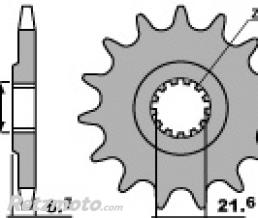 Pignon 17 dents PBR cha�ne 525 KAWASAKI ZX10R