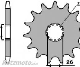 Pignon 17 dents PBR cha�ne 525 Triumph TIGER 800
