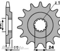 Pignon 15 dents PBR cha�ne 632 Kawasaki GPZ1000 RX