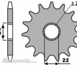 Pignon 14 dents PBR cha�ne 520 Aprilia 125 RS REPLICA